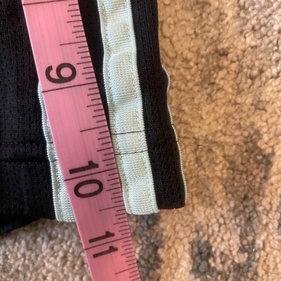 Women’s Adidas athletic shorts black & teal size XS drawstring, lined - Picture 7 of 10